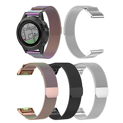 

Watch Band for Fenix 5s Garmin Sport Band / Milanese Loop Stainless Steel Wrist Strap