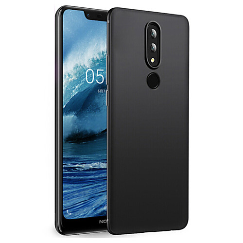 

Case For Nokia Nokia 5.1 Plus / Nokia X5 Ultra-thin Back Cover Solid Colored Hard PC
