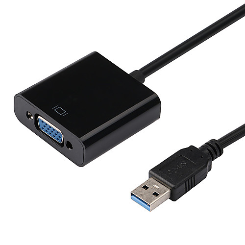 

USB 3.0 To VGA Adapter Cable External Graphic Card Video Multi-display Converter Adapter For PC Laptop Windows 7 8 10