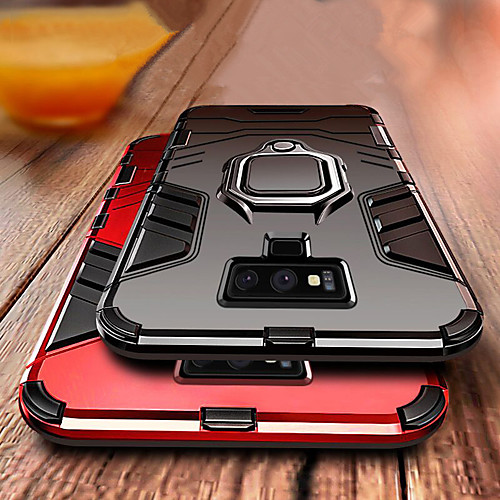 

Luxury Armor Ring Stand Case For Samsung Galaxy Note 9 Shockproof Case Cover Note 9 Soft Silicone TPU Car Holder Case