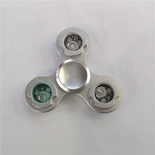 

Fidget Spinner Hand Spinner Two Spinner LED Spinner High Speed for Killing Time Stress and Anxiety Relief Focus Toy Office Desk Toys Relieves ADD, ADHD, Anxiety, Autism LED Light Metal