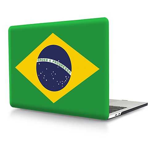 

Brazil Flag PVC Hard Cover Shell for MacBook Pro Air Retina Phone Case 11/12/13/15 (A1278-A1989)