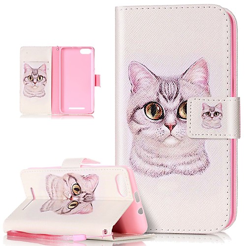 

Case For Wiko Wiko Lenny 3 Wallet / Shockproof / Flip Full Body Cases Scenery / Cartoon Hard PU Leather