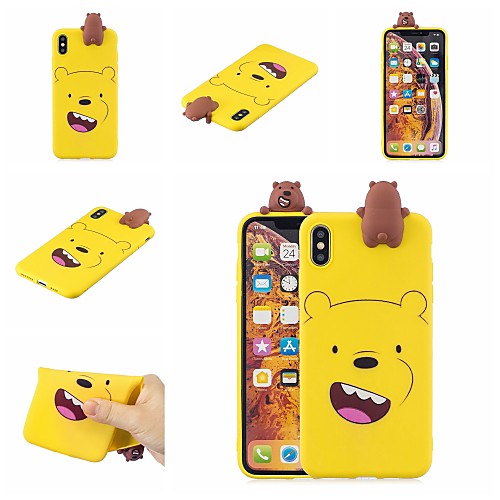 

For HUAWEI Y7 2019 3D Cute Coloured Painted Animal TPU Anti-scratch Non-slip Protective Cover Back Case
