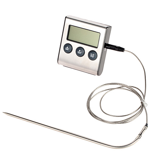 

TS-BN50 Digital Oven Thermometer Kitchen Cooking Food Meat BBQ Probe Thermometer With Timer Water Milk Temperature Baking Tool