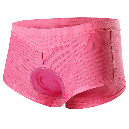 

Arsuxeo Women's Cycling Under Shorts Winter Black Pink Solid Color Bike Shorts Breathable Quick Dry Anatomic Design Sports Solid Color Mountain Bike MTB Road Bike Cycling Clothing Apparel / Stretchy