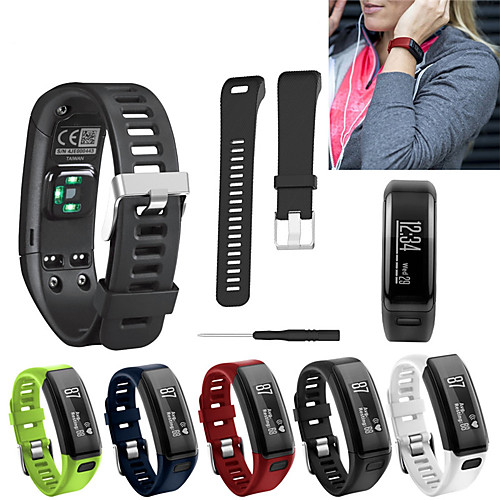 

Watch Band for Vivosmart HR Garmin Sport Band / Classic Buckle / Modern Buckle Silicone Wrist Strap