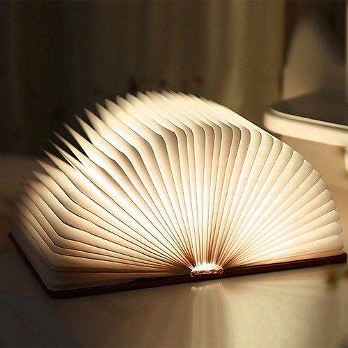 

LED Bedside Standing Lamp Book Table Night Lamp Foldable Rechargeable Magnetic for Nightstand Book Shelf or Coffee Table Christmas Gift
