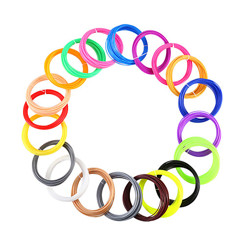 

Myriwell PCL 1.75mm filament 20 colors 5m Random color selected 3d printed pcl 1.75mm 3d pen plastic 3d printer Pcl filament 3d pens pcl Environmental Safety