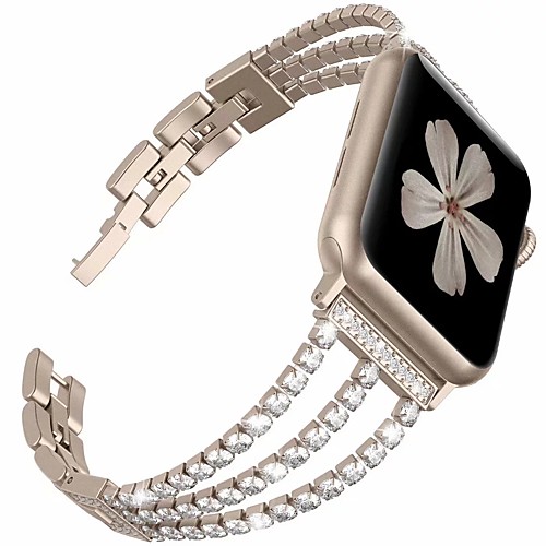 

Watch Band for Apple Watch Series 5/4/3/2/1 Apple Jewelry Design Stainless Steel Wrist Strap