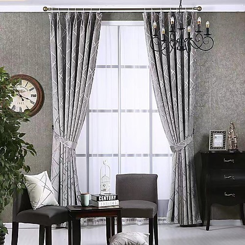 

Modern Privacy Two Panels Curtain Bedroom Curtains