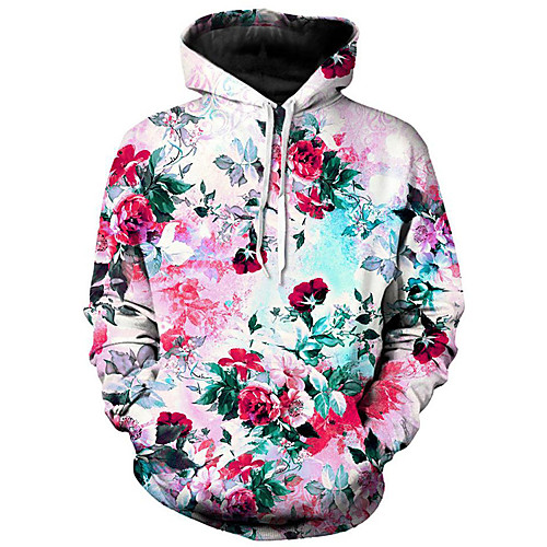 

Men's Hoodie 3D Hooded Casual Hoodies Sweatshirts Red