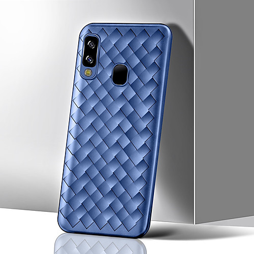 

Ultra-thin Soft TPU Phone Case For Samsung Galaxy A70 A60 A50 A40 A30 A20 A10 Luxury Grid Weaving Case For A9 2018 A7 2018 A6 Plus 2018 A6 2018 Radiating Cover Silicone
