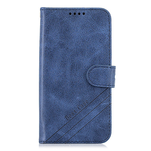 

Case For Huawei Huawei nova 4e / Huawei P20 / Huawei P20 Pro Wallet / Card Holder / with Stand Full Body Cases Solid Colored PU Leather