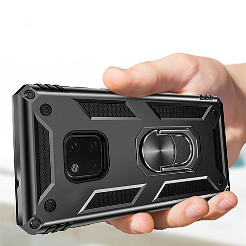 

Luxury Armor Soft Shockproof Case For Huawei Mate 20 Pro Mate 20 Silicone TPU Bumper Case For Mate 20 Lite Car Metal Magnetic Finger Ring Cover