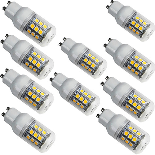 

10pcs 3.5 W LED Corn Lights LED Bi-pin Lights 300 lm E14 G9 GU10 30 LED Beads SMD 5050 Warm White White 220-240 V