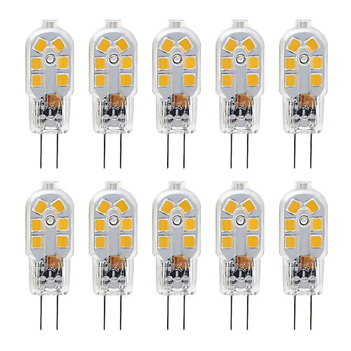 

G4 2.5W LED Bulb 10 Pack LED Bi-pin G4 Base 20W Halogen Bulb Replacement Warm White /Cold White DC12V