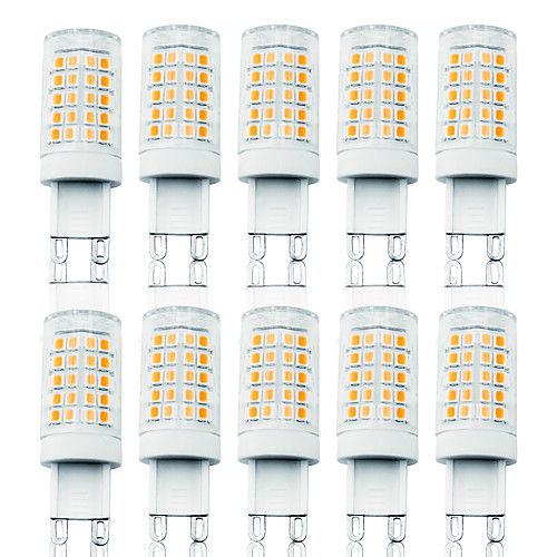 

LOENDE 10pcs 6 W LED Corn Lights LED Bi-pin Lights 700 lm G9 T 64 LED Beads SMD 2835 Dimmable Warm White White 110-130 V 200-240 V