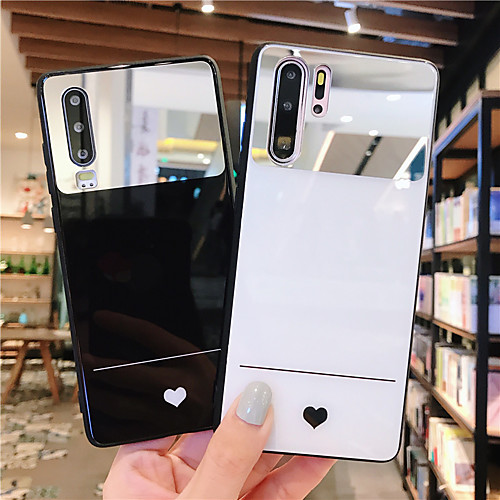 

Case For Huawei Huawei Nova 4 / Huawei nova 4e / Huawei P20 Mirror / Ultra-thin / Pattern Back Cover Heart TPU / PC