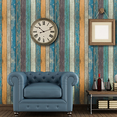 

Wallpaper Wall Covering Sticker Film Wood Grain Plank Peel and Stick Removable Vinyl PVC Home Décor 10045 cm