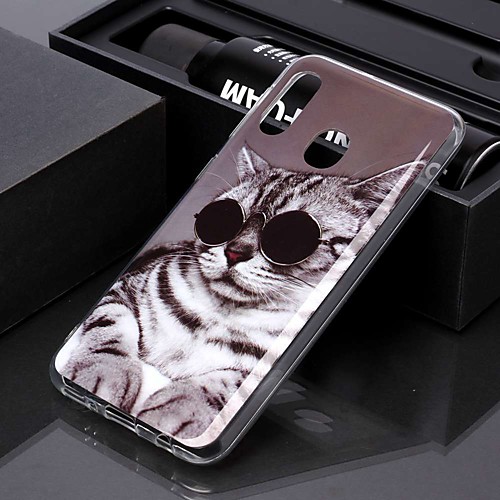 

Case For Samsung Galaxy A90(2019) / Galaxy A20e IMD / Pattern Back Cover Glasses Cat TPU for A10(2019) / A20(2019) / A30(2019) / A40(2019) / A50(2019) / A60(2019) / A70(2019) / A80(2019)