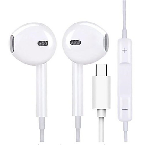 

2Pcs USB Type-C Earphone Headphones with Mic for Xiaomi Huawei Oneplus Samsung Type C Typec Headset Stereo Earphones