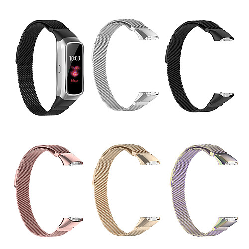 

Magnetic Stainless Steel Replacement Watch Band Strap for Samsung Galaxy fit SM-R370 Bracelet