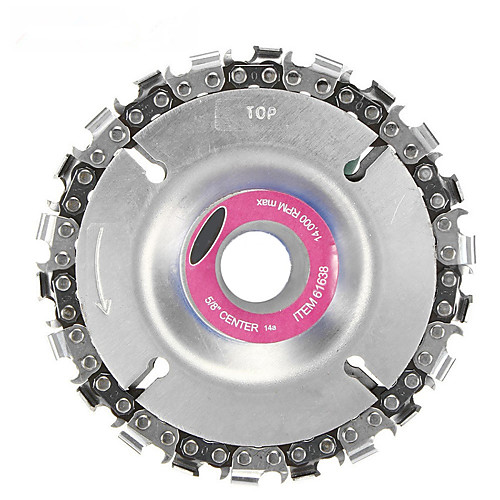 

4 inches silver color grinder disc tooth fine chain saw for woodworking