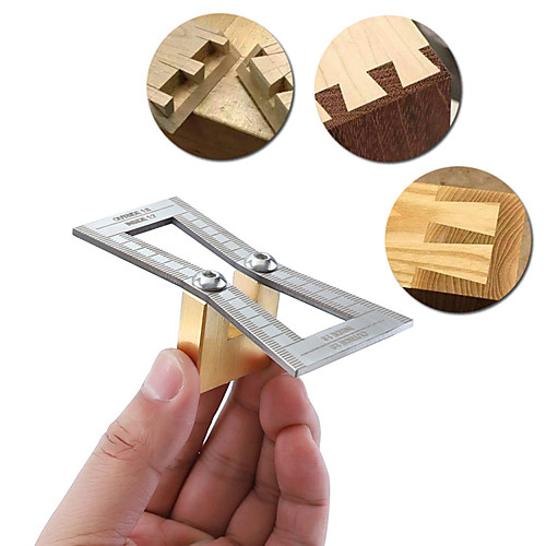 

Dovetail Marker Tool with Scale Woodworking Cross Formwork Drawing