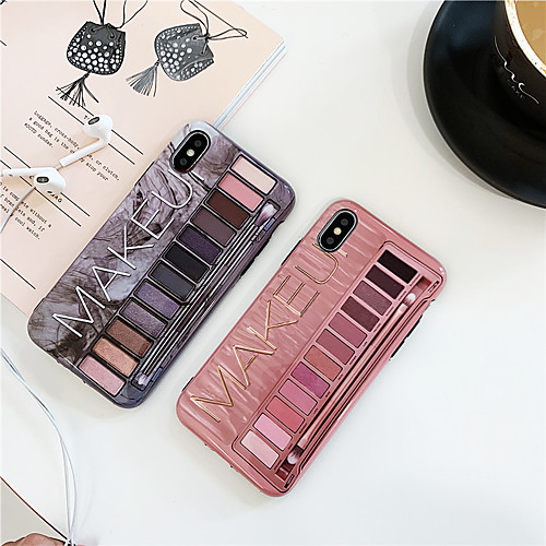 

Case For Apple iPhone XS Max / iPhone 8 Plus Dustproof / IMD / Pattern Back Cover Cartoon Soft TPU for iPhone 7 / 7 Plus / 8 / 6 /6 Plus / XR / X / XS