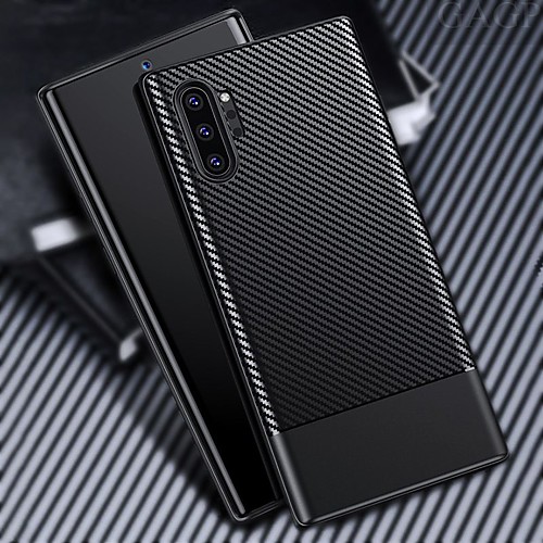 

Carbon Fiber TPU Case for Samsung Galaxy Note 10 Plus Galaxy Note 10 Cover Silicone