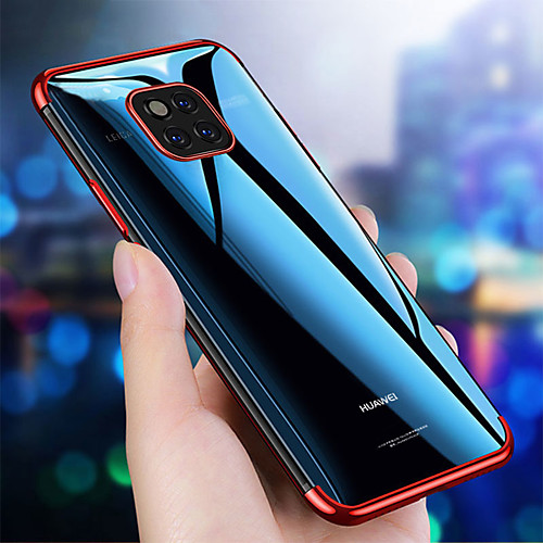 

Plating Clear Silicone Case for Huawei Mate 20 Pro Mate 20 Lite Mate 20 case Transparent Soft TPU cover for Huawei Mate 10 Pro Mate 10 Lite Mate 10 Mobile Phone Bag