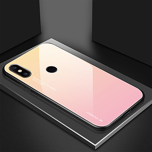 

Case For Xiaomi Xiaomi Redmi Note 5 Pro / Xiaomi Redmi Note 5 / Redmi Note 7 Ultra-thin Back Cover Color Gradient Tempered Glass