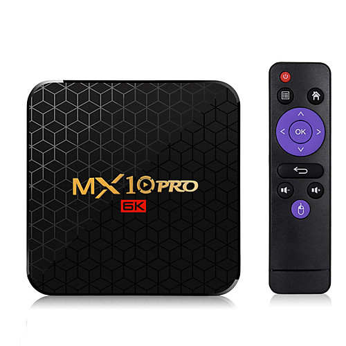 

MX10 PRO TV Box Smart TV Box Android 9.0 Allwinner H6 UHD 4K Media Player 6K Image Decoding 2.4G WiFi USB3.0 Android box Tv