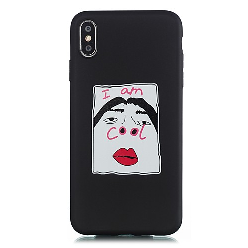 

Case For Apple iPhone XS / iPhone XR / iPhone XS Max Ultra-thin / Frosted / Pattern Back Cover Word / Phrase TPU For iPhone X/8/7 Plus/6/6s Plus/5/5s/SE