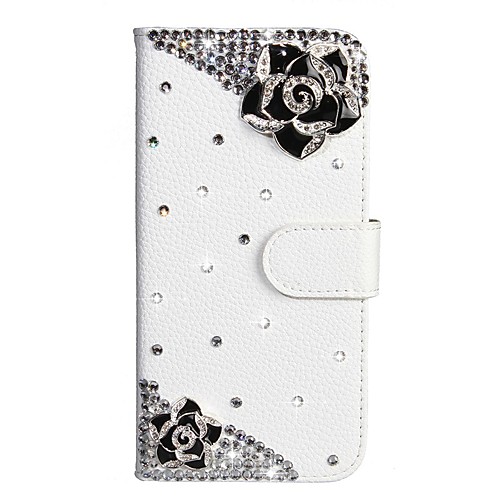 

Case For Samsung Galaxy Galaxy Note 10 / Galaxy Note 10 Plus Wallet / Card Holder / Rhinestone Full Body Cases Solid Colored PU Leather