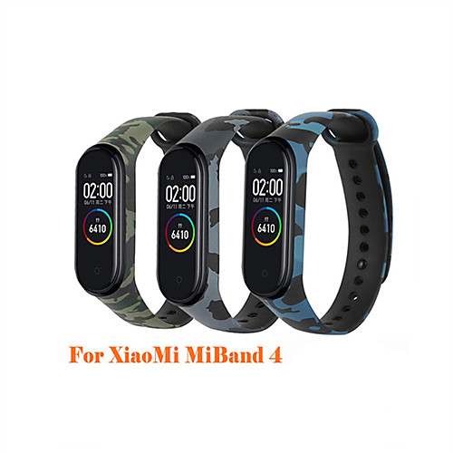 

Xiaomi Mi Band 4 Camouflage Print Strap Miband 4 Smart Watch Replacement Wristband For Xiaomi Mi Band 4 Silicone Wrist Strap