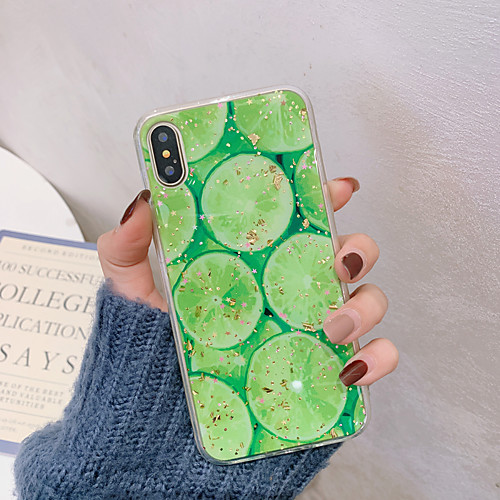 

Case For Apple iPhone XS / iPhone XR / iPhone XS Max Ultra-thin / Transparent / Pattern Back Cover Food / Transparent TPU