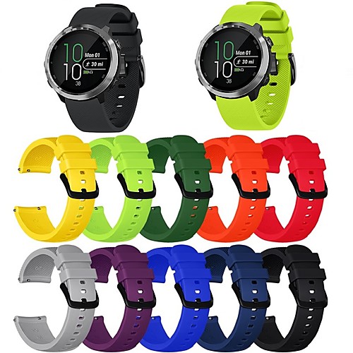 

Smart Watch Band for Garmin 1 pcs Classic Buckle Silicone Replacement Wrist Strap for Vivoactive 3