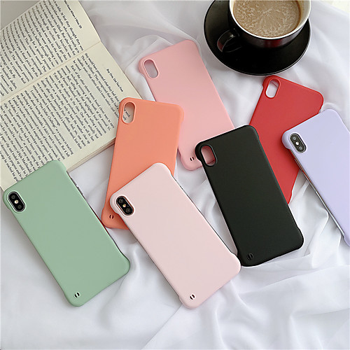 

Case For Apple iPhone XS / iPhone XR / iPhone XS Max Dustproof / IMD Back Cover Solid Colored PC for iPhone 6/6S/6plus/7/8/7plus/8plus/X/XS/XR/XS MAX