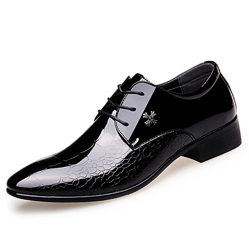 

Men's Oxfords Comfort Shoes Casual Daily PU Non-slipping Black Fall