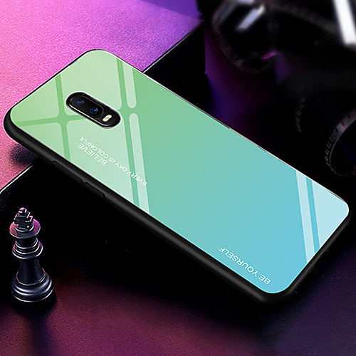 

Case For OPPO Oppo F11 Pro / oppo R17 / OPPO R15 Ultra-thin Back Cover Color Gradient Tempered Glass