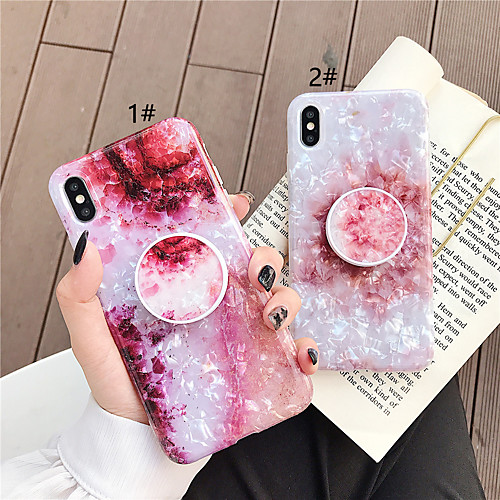 

Case For Apple iPhone XS / iPhone XR / iPhone XS Max with Stand / Pattern Back Cover Flower TPU for iPhone 6 6 Plus 6s 6s plus 7 8 7 plus 8 plus X XS