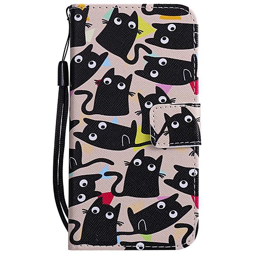 

Case For Apple iPhone 11 / iPhone 11 Pro / iPhone 11 Pro Max Wallet / Card Holder / with Stand Full Body Cases Cat PU Leather
