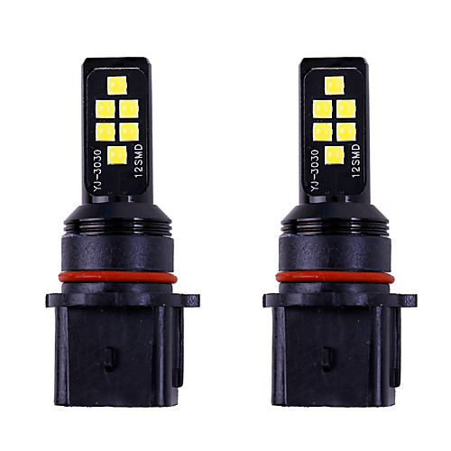 

2pcs car p13w led Car Light Bulbs SMD 3030 LED Fog Lights drl 12v white amber For Toyota / Honda All years