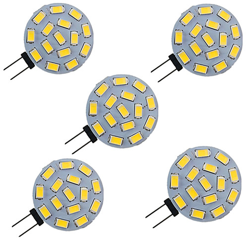 

5pcs 3 W LED Bi-pin Lights 400 lm G4 15 LED Beads SMD 5730 9-30 V