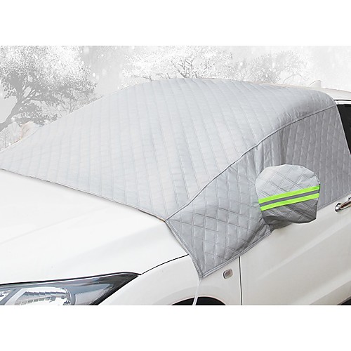 

Car front windshield antifreeze cover anti-frost and snow thickening half body car clothing half cover