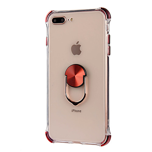 

Case For Apple iPhone XS / iPhone XR / iPhone XS Max Shockproof / with Stand / Plating Back Cover Transparent TPU