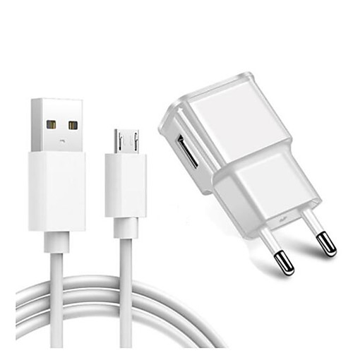 

Portable Charger / Home Charger / Fast Charger USB Charger EU Plug Charger Kit 1 USB Port 2 A 100~240 V for S6 / S6 edge / S6 edge plus