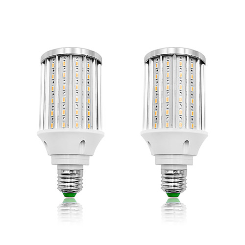 

LOENDE 2pcs 30 W LED Corn Lights 3000 lm E26 / E27 T 108 LED Beads SMD 5730 Warm White White 85-265 V